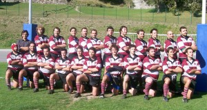 Ecco il XV grigio amaranto stagione 2009/2010 all'esordio contro il Valtellina Rugby