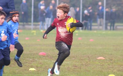 U10 alla festa del Rugby di Vimercate