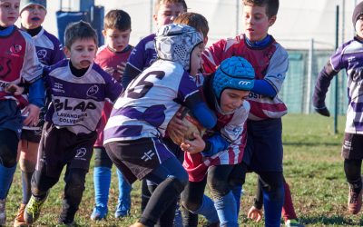 U8 alla Festa del Rugby di Lecco